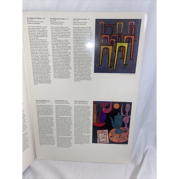 Paul Klee print Poster Book 6 Posters 1993 Vintage Print 31x44cm Art Artist - Picture 4 of 13